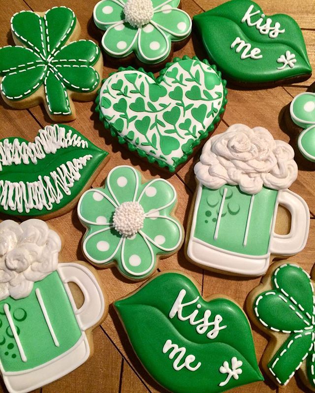 St. Patricks Day Cookie Creations - Baking Classes Southfield Michigan | Cake Crumbs - green1